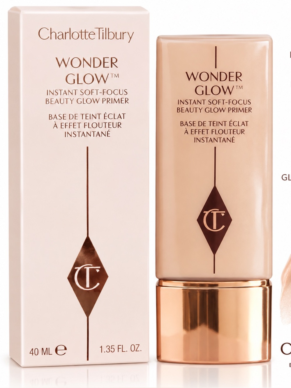Charlotte Tilbury Wonderglow Instant Soft-Focus Beauty Glow Primer, 40 mL / 1.35